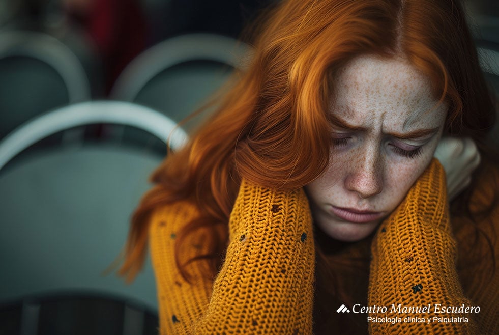 Chica con pensamientos obsesivos busca psicologo