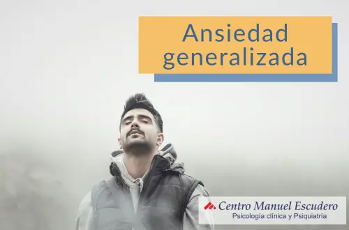 Ilustración de una persona preocupada mostrando los síntomas del trastorno de ansiedad generalizada (TAG).